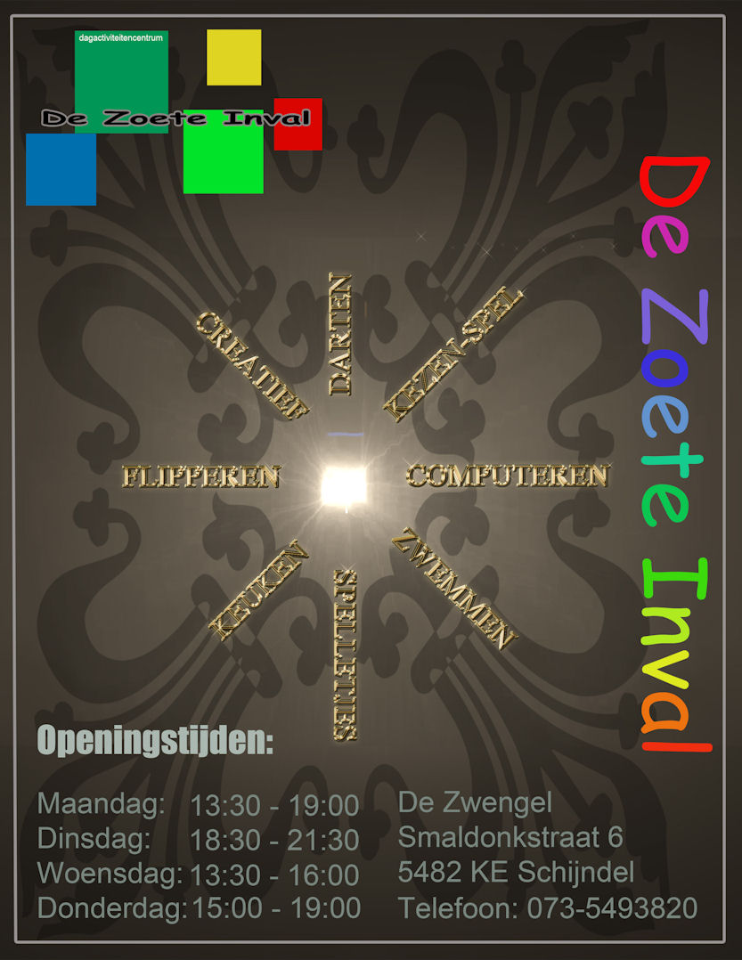 poster voor De Zoete Inval